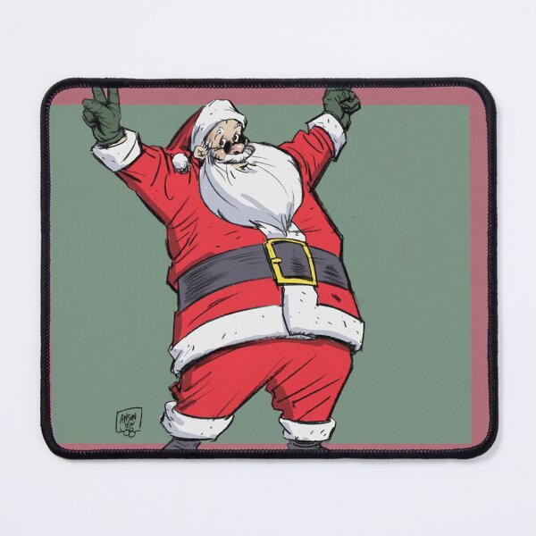 Item preview, Santa Claus in Sunglasses Peace Sign Christmas designed and sold by badjoojoo.