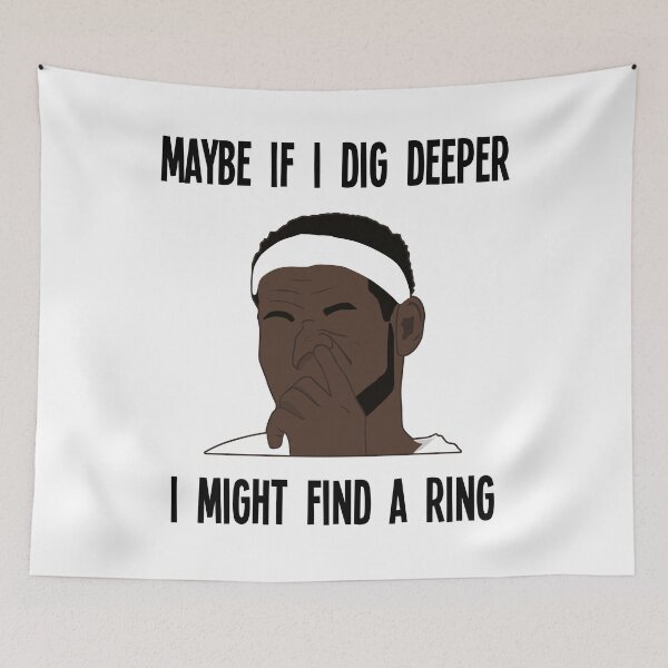 Item preview, Funny NBA Meme - Lebron Digs His Nose - Ring Meme designed and sold by BuzzerBeater00.