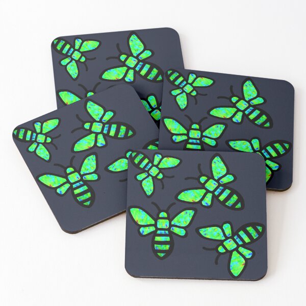 Item preview, Vintage bees pattern designed and sold by kinpirks.