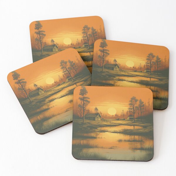 Item preview, Sunset in the Countryside designed and sold by GoodOldVintage.