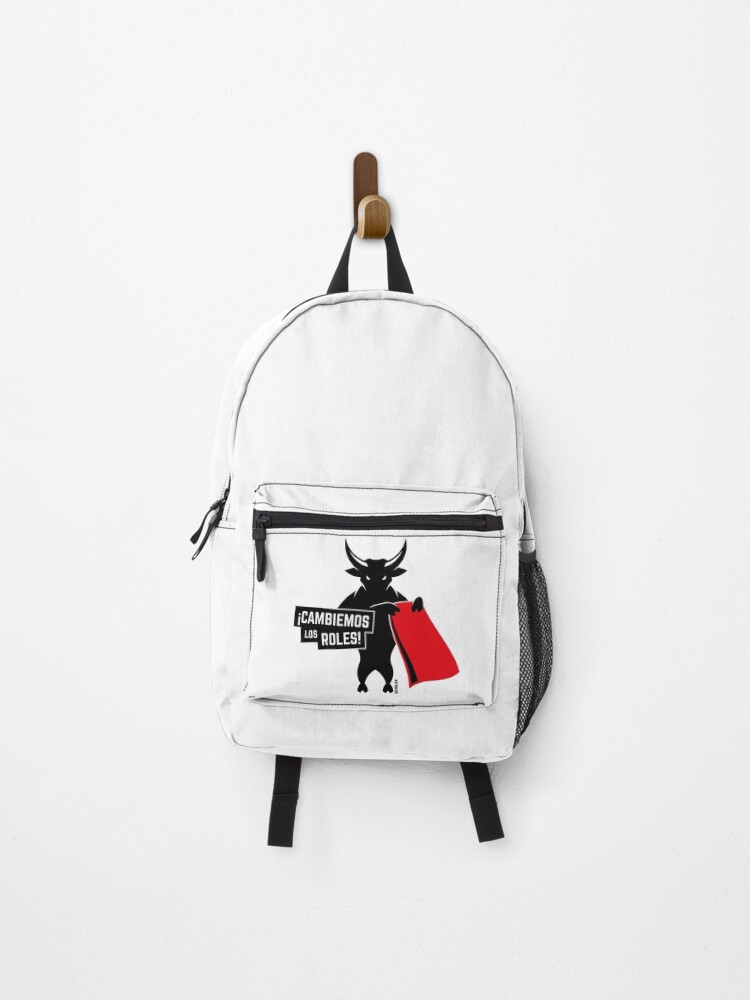 Thumbnail 1 of 3, Backpack, ¡Cambiemos Los Roles! (Against Bullfighting / 2C) designed and sold by Roderix.