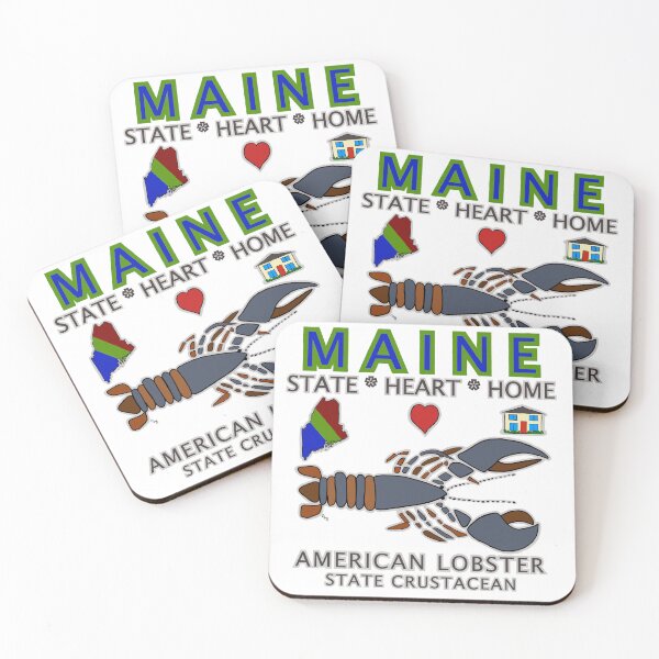 Item preview, Maine - Lobster - State, Heart, Home - State Symbols designed and sold by Colleen Macomber.