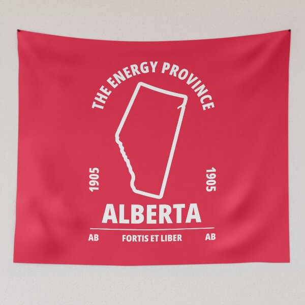 Item preview, Alberta Canada Province Map AB - The Energy Province - FORTIS ET LIBER designed and sold by Ranggasme.