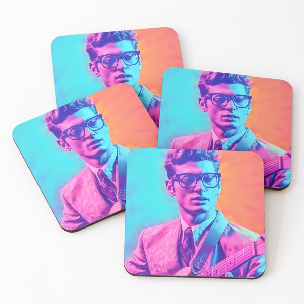 Item preview, Buddy Holly Inspired Melodies of Innocence designed and sold by Cosmic-Canvases.