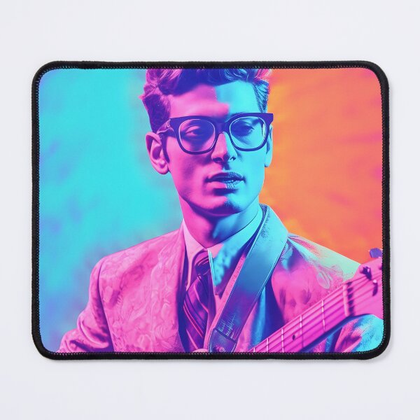 Item preview, Buddy Holly Inspired Melodies of Innocence designed and sold by Cosmic-Canvases.