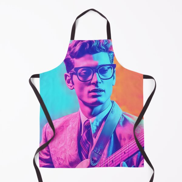 Item preview, Buddy Holly Inspired Melodies of Innocence designed and sold by Cosmic-Canvases.