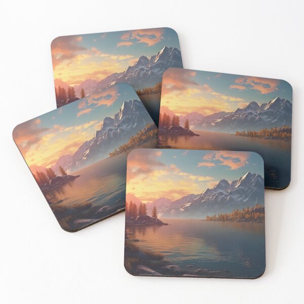 Item preview, Lake view at Sunset designed and sold by KBNArt.