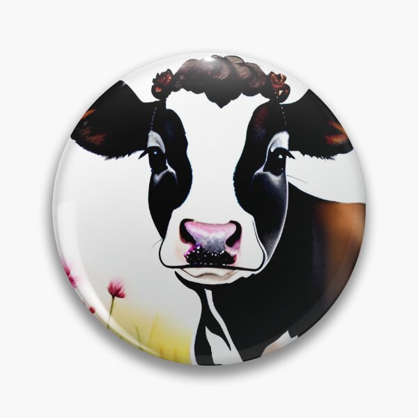 Artikelvorschau, Cow with Flowers entworfen und verkauft von Jerrett Dornbusch.