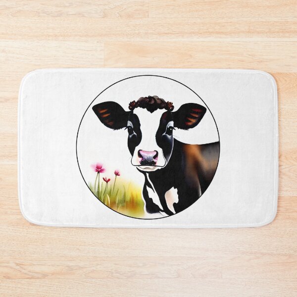 Artikelvorschau, Cow with Flowers entworfen und verkauft von Jerrett Dornbusch.