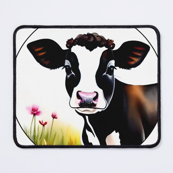 Artikelvorschau, Cow with Flowers entworfen und verkauft von Jerrett Dornbusch.