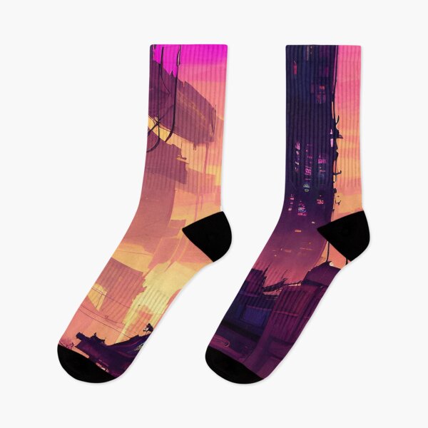 Item preview, Sunset Noodle Joint  - Cyber City Scene designed and sold by Delerat7.