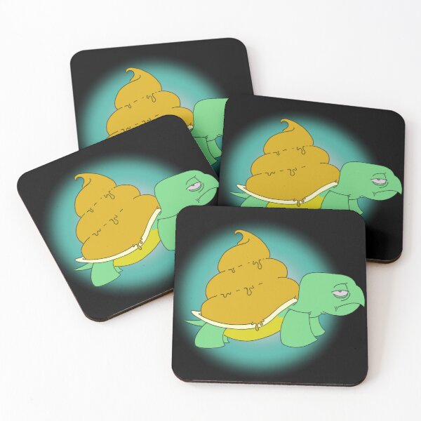 Item preview, Turdle cartoon turtle poop joke designed and sold by BlazeBelushi.