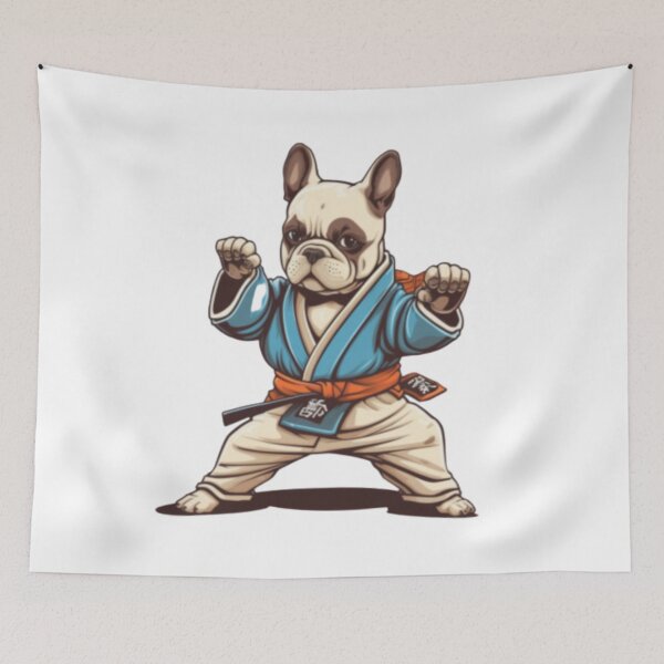 Item preview, Frenchie the Karate Instructor French Bulldog designed and sold by PetsEnough.