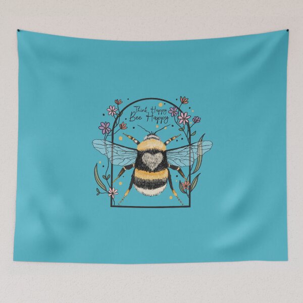 Item preview, Think Happy Bee Happy (Affirmation) designed and sold by Hope London.