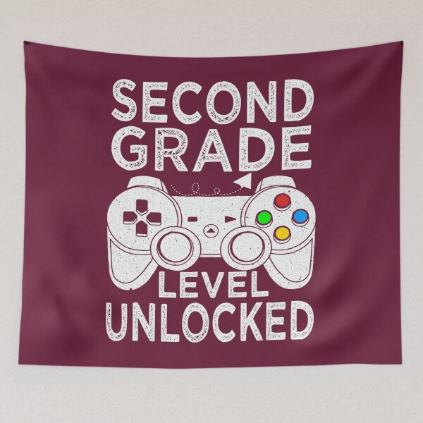 Item preview, Second 2nd Grade Level Unlocked Video game Back to School 	 	 designed and sold by jfxtmrchx57.