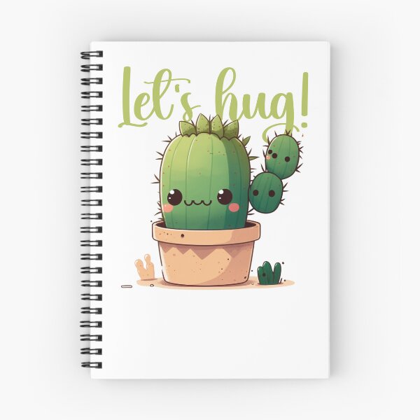 Item preview, Let's hug! Kawaii cactus designed and sold by LavenderMK.