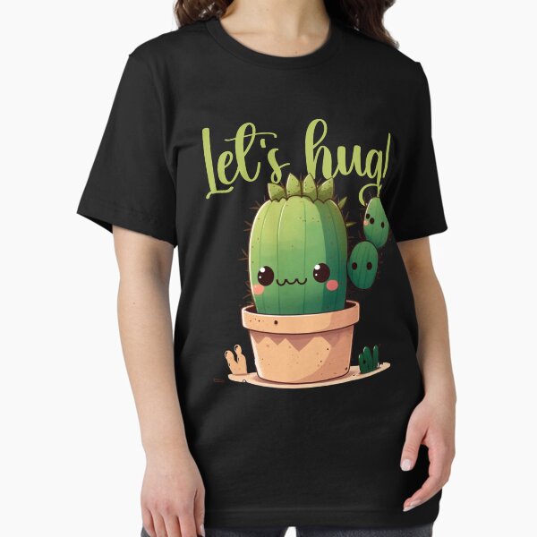 Item preview, Let's hug! Kawaii cactus designed and sold by LavenderMK.