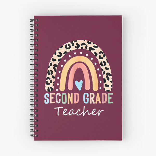 Item preview, Second 2Nd Grade Teacher Leopard Rainbow First Day Of School 	 	 designed and sold by jfxtmrchx57.