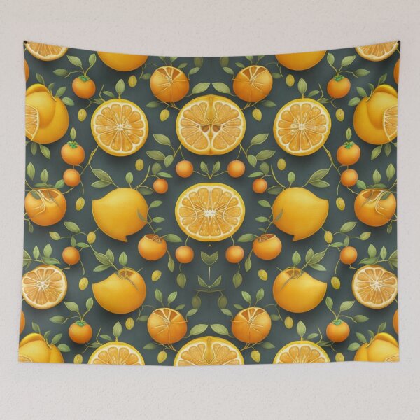 Item preview, Lemon leaves pattern designs designed and sold by Itzjustlife.