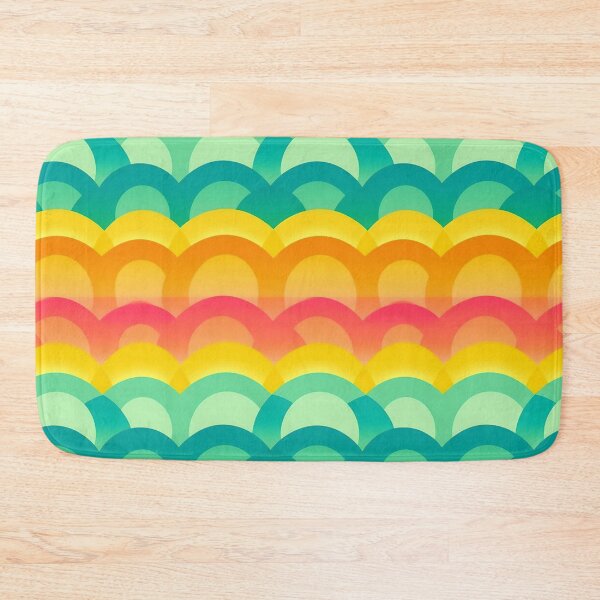 Item preview, Retro Summertime Happy Arc Colorful pattern designed and sold by Viking-Samurai.