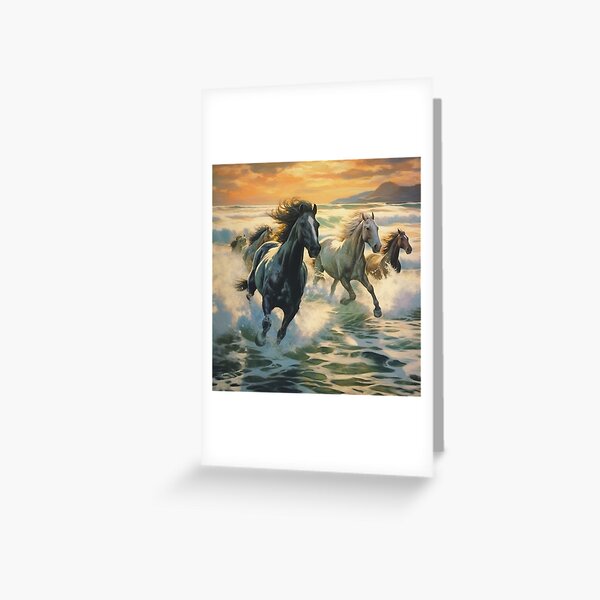 Artikel-Vorschau von Am Strand galoppierende Pferde 4, designt und verkauft von shanessie6.