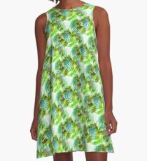 Wacky Broccoli A-Line Dress