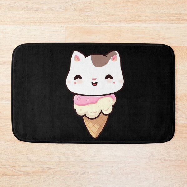 Item preview, Cute Neapolitan Ice Cream Cat designed and sold by OliversCat.