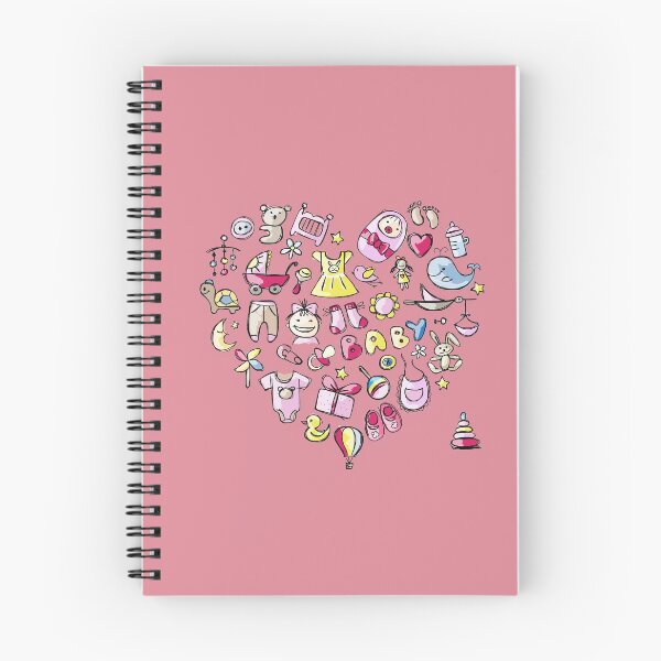 Item preview, Heart shape design with toys for baby girl designed and sold by Kudryashka.