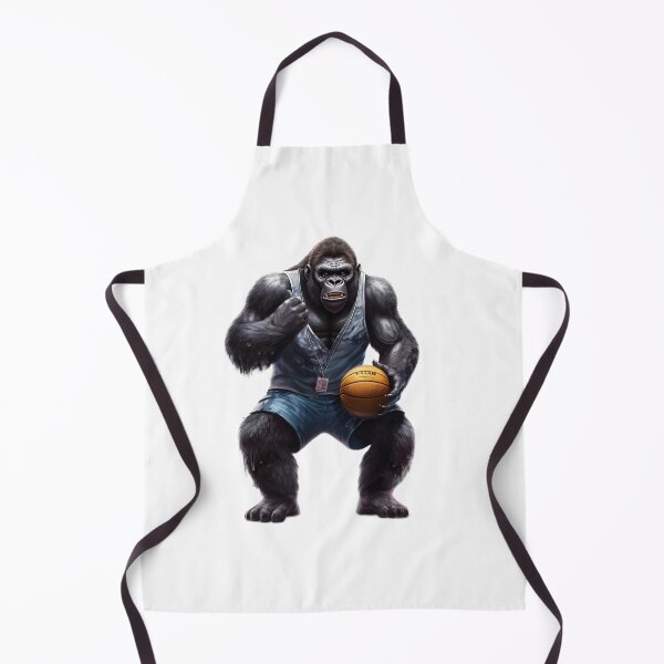 Item preview, Gorilla Playing Basketball Sport Holding Ball Monkey designed and sold by sparkzeno.