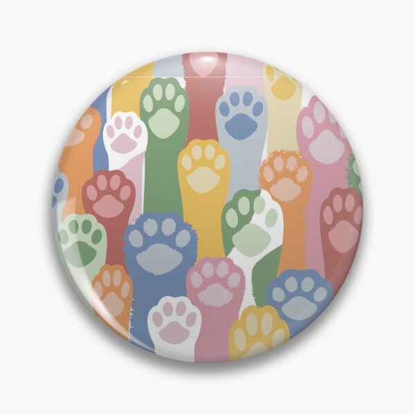 Item preview, Colorful Pawsome Pattern designed and sold by Tillowin.