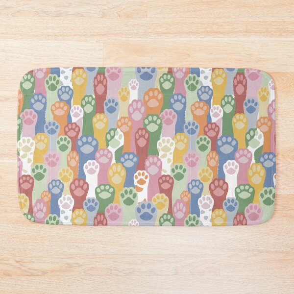 Item preview, Colorful Pawsome Pattern designed and sold by Tillowin.