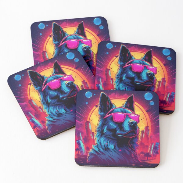 Item preview, Synthetic Dog in Neon City designed and sold by shanessie6.