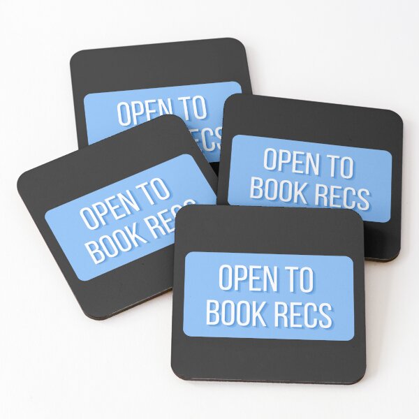 Item preview, Open to Book Recs (blue) designed and sold by thedoodlezoo.