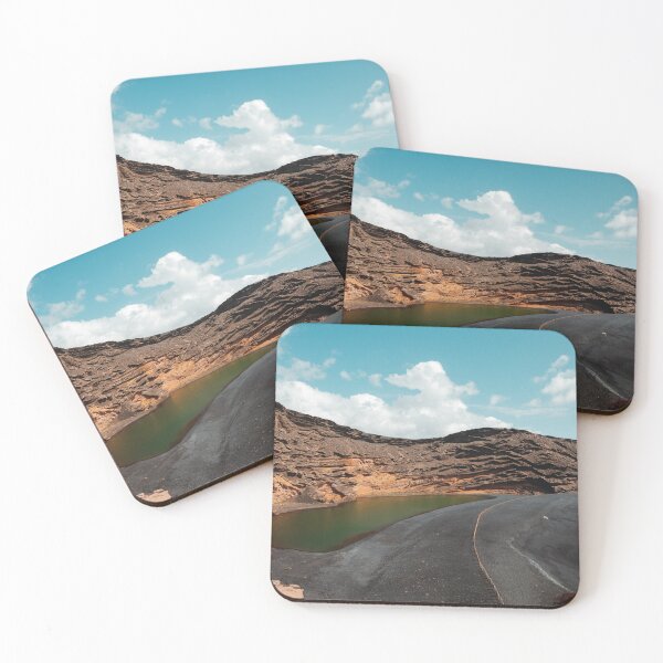 Item preview, Charco Verde (Charco de Los Clicos) Green Lagoon El Golfo Lanzarote designed and sold by SmileMoreAgain.