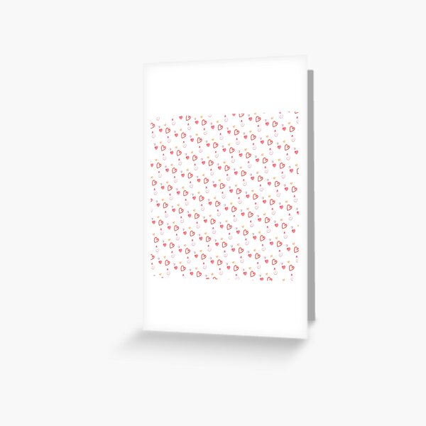Love Pattern Greeting Card