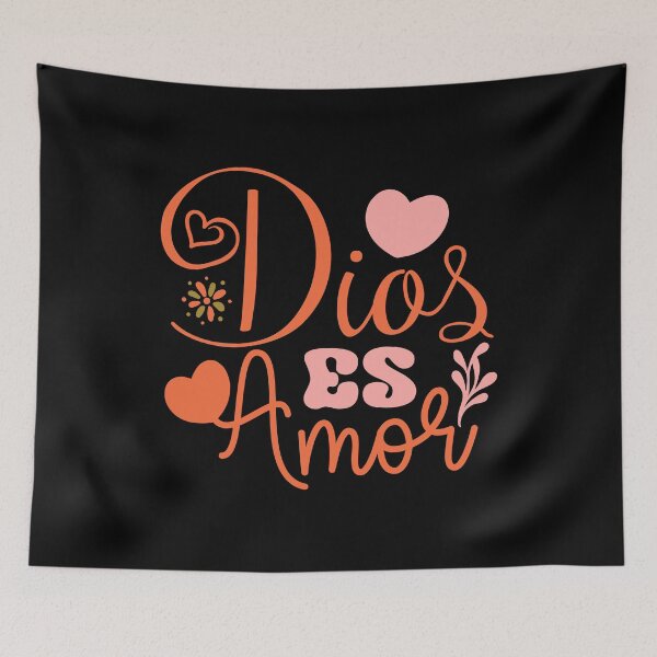 Item preview, Dios Es Amor Frases Religiosas Christian Spanish designed and sold by mariejosee22.