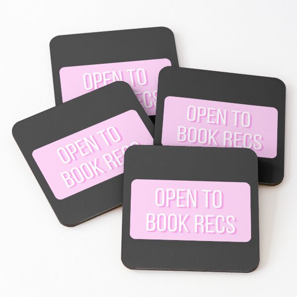 Item preview, Open to Book Recs (pink) designed and sold by thedoodlezoo.