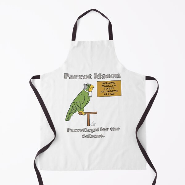 Item preview, Parrot Mason, Parrotlegal for the defense. designed and sold by Laughing Parrot Studio.