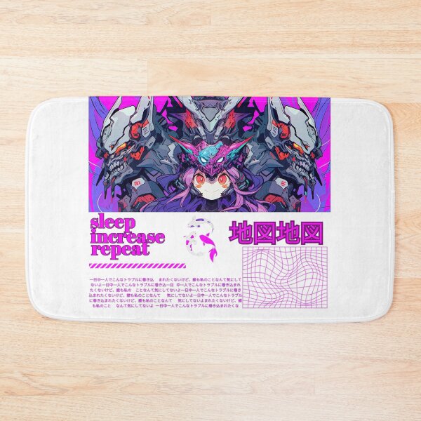 Item preview, sleep increase repeat cyberpunk anime girl designed and sold by karpuz-design.