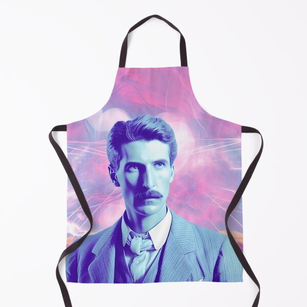 Item preview, Nikola Tesla Isnpired Visionary designed and sold by Cosmic-Canvases.
