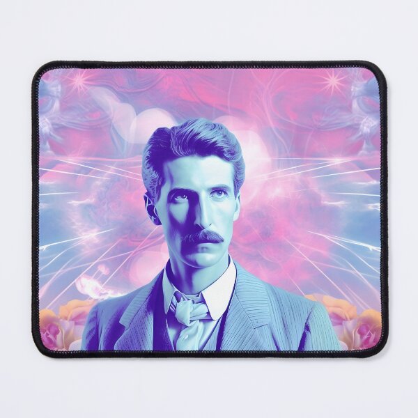 Item preview, Nikola Tesla Isnpired Visionary designed and sold by Cosmic-Canvases.