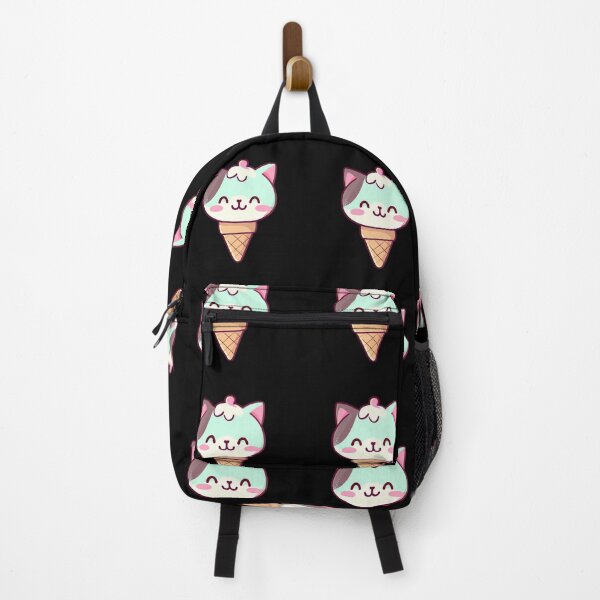 Item preview, Cute Mint Chocolate Chip Ice Cream Cat designed and sold by OliversCat.