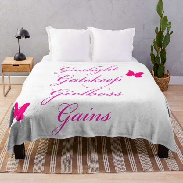 Item preview, Gaslight Gatekeep Girlboss Gains Inspirational Board designed and sold by joshemf.