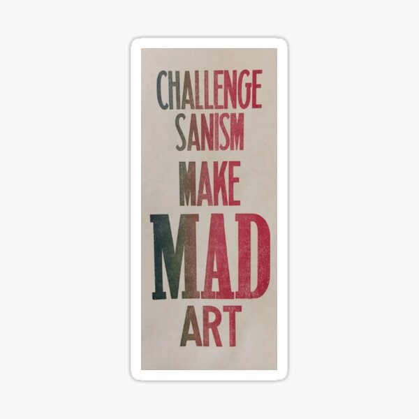 Item preview, Make Mad Art designed and sold by OdysseanPress.