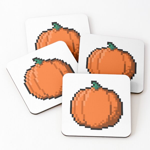 Item preview, Pixel Pumpkin - pixel food art designed and sold by LittleFoodShop.