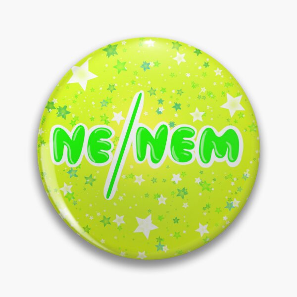 Item preview, PRONOUNS - Ne Nem designed and sold by Katie Kaboom Hull.
