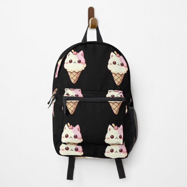 Item preview, Cute Vanilla And Strawberry Ice Cream Cat designed and sold by OliversCat.