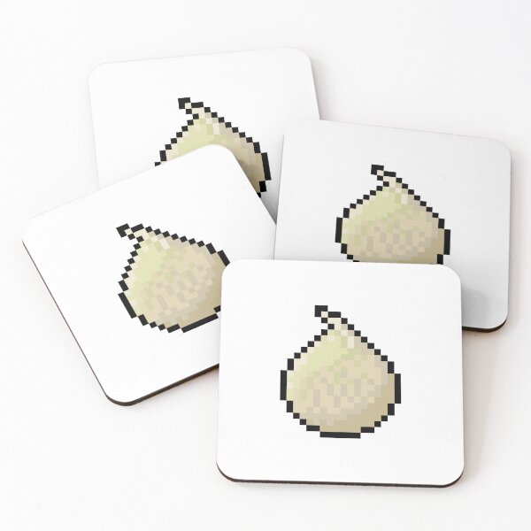 Item preview, Pixel White Onion - pixel food art designed and sold by LittleFoodShop.