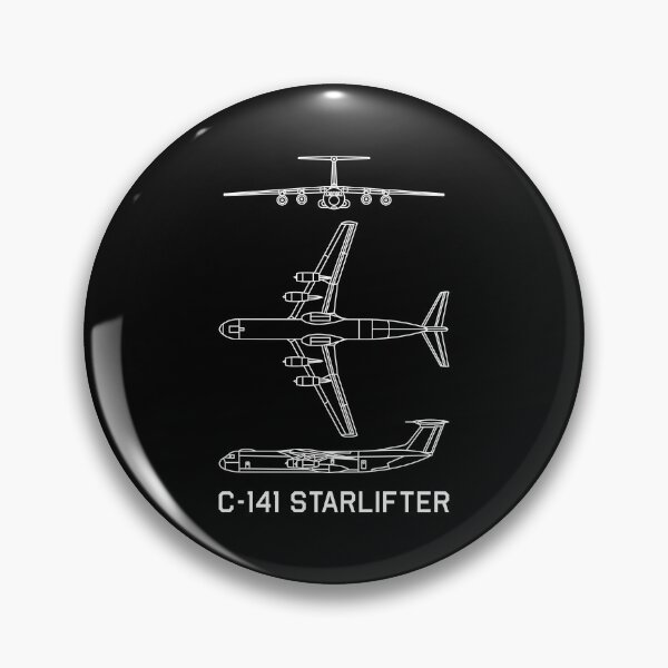 Item preview, C-141 Starlifter American Plane Airplane Blueprints Diagrams designed and sold by MilitaryMart.