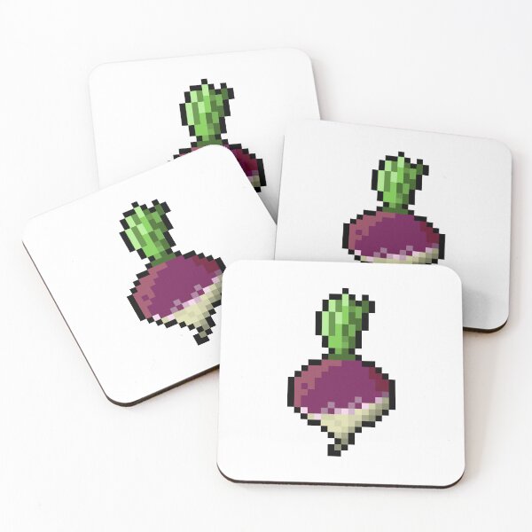 Item preview, Pixel Turnip - pixel food art designed and sold by LittleFoodShop.